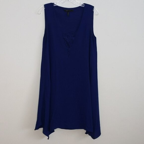 BCBGMaxazria Blue Midi Tank Dress - Picture 1 of 7